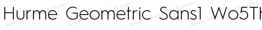 Hurme Geometric Sans1 Wo5Thobl字体转换